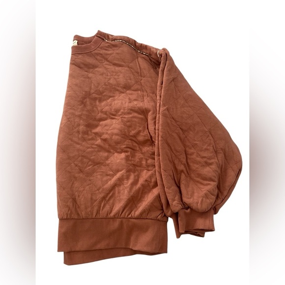 Universal Thread oversize quilted burnt orange sweatshirt size XL - Picture 1 of 10